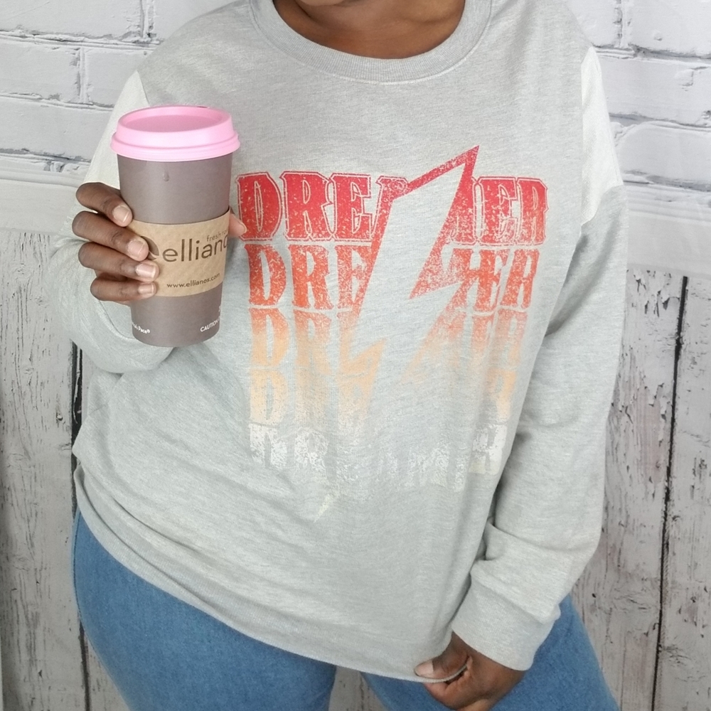 Dreamer Graphic Oversized Sweatshirt Keta's Closet Boutique